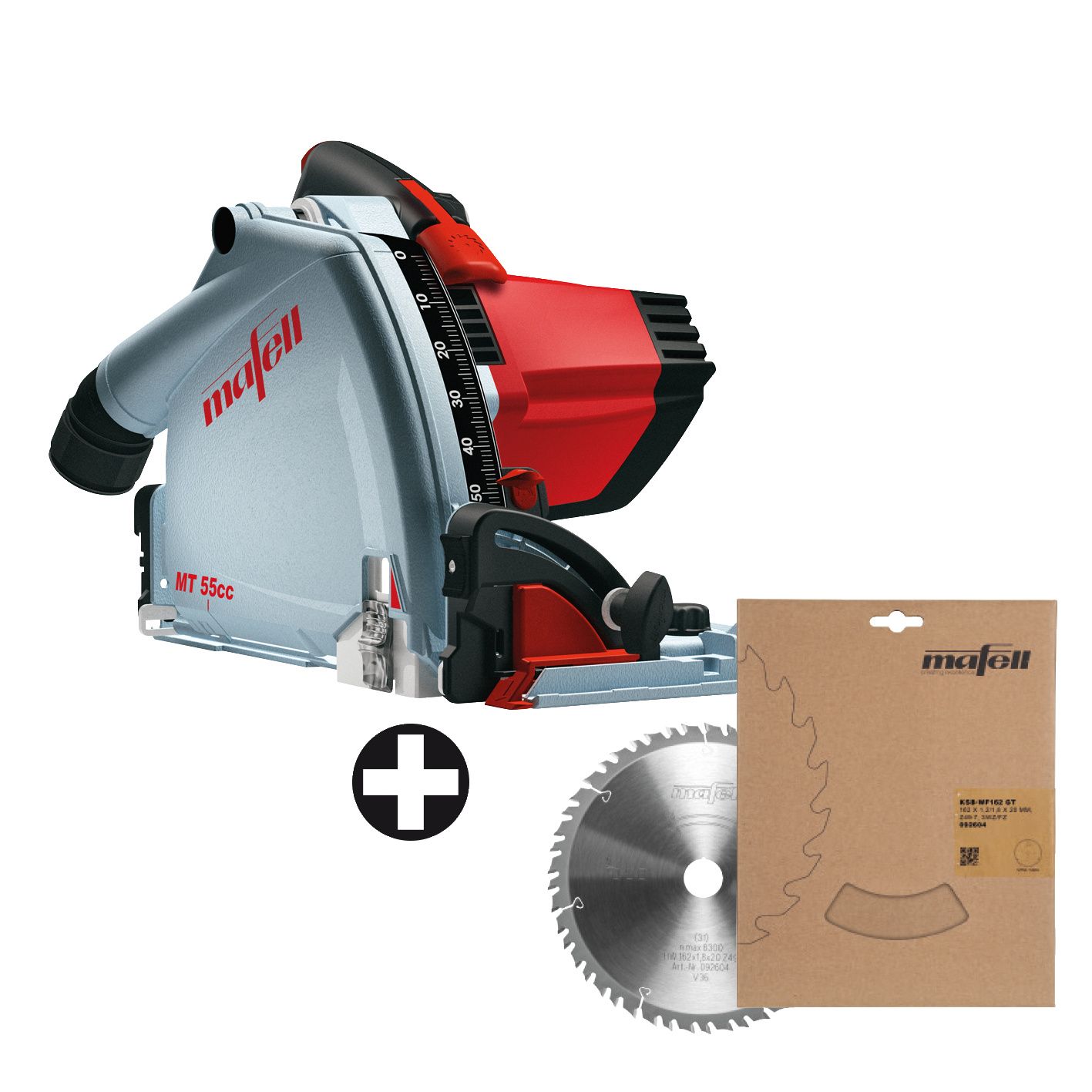 Mafell - Tauchsäge MT 55 cc  FAN-SET im T-Max