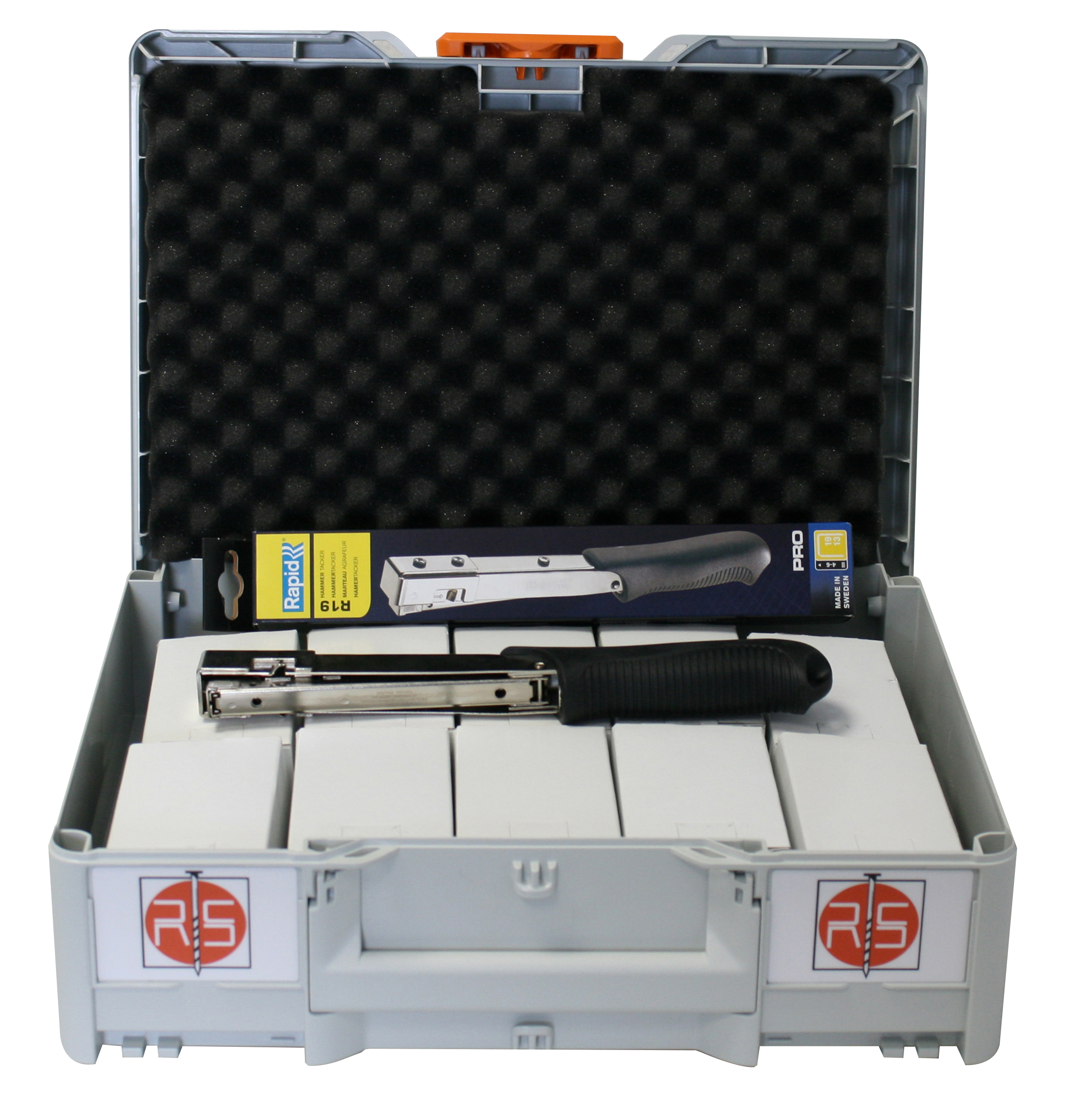 Systainer Box Nr. 15 - Systainer-Koffer mit Hefthammer Rapid 19 & Heftklammern