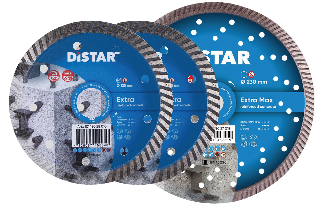 DiSTAR Diamanttrennscheiben Turbo 125 Extra & Turbo 232 Extra Max inkl. EM-Ball 2024